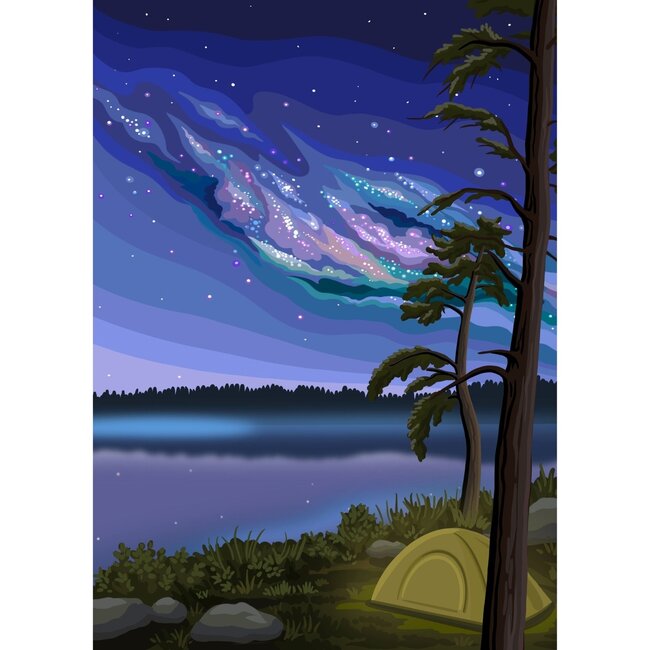 Villager Puzzle Northern Camping - 1000 Piece Puzzle