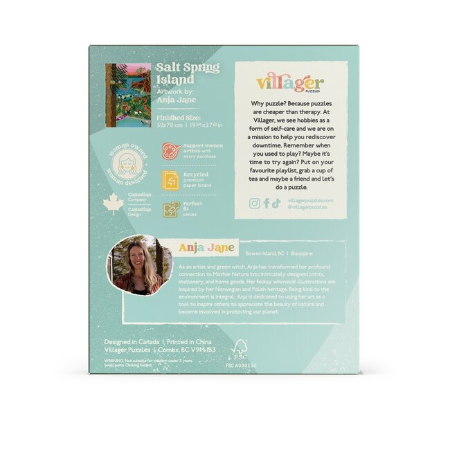 Villager Puzzle Salt Spring Island - 1000 Piece Puzzle