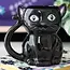 Quanta Distribution Inc Cute and Creepy Cat Shaped Ceramic Mug