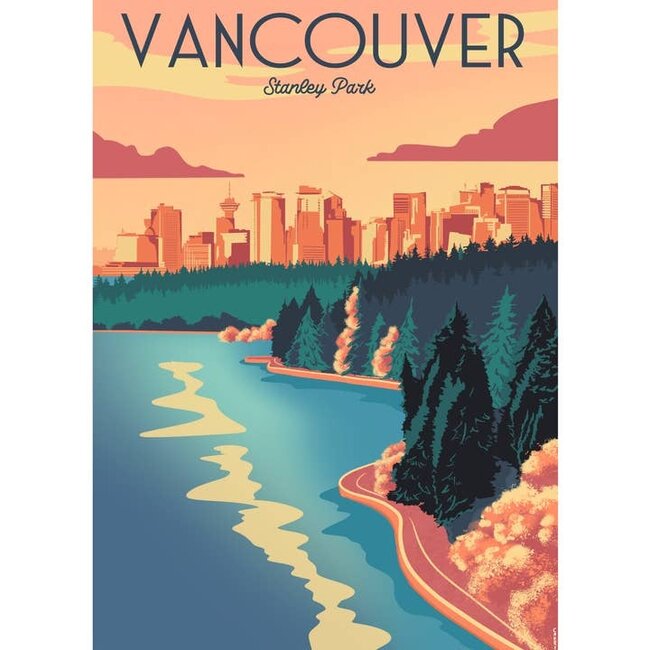Villager Puzzle Vancouver Sunset - 1000 Piece Puzzle