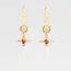 Fable England Rose Dagger Huggie Earrings