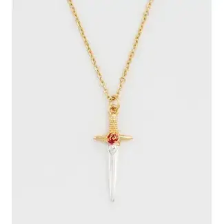Fable England Rose Dagger Necklace