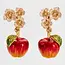 Fable England Apple Blossom Drop Earrings