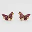 Fable England Eve Butterfly Stud Earrings