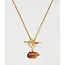 Fable England Ladybird and Hedgehog Toggle Necklace