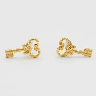 Fable England Key Stud Earrings