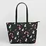 Fable England Edith Niva Print Tote Bag in Green