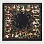 Fable England Orla Mushroom Small Square Scarf in Black