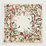 Fable England Orla Mushroom Small Square Scarf in Ivory