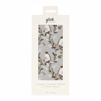 Tissue - Crowned Emperor Silver - 4 Sheets