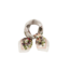 Fable England Orla Mushroom Small Square Scarf in Ivory