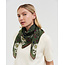 Fable England Orla Narrative Medium Square Scarf in Khaki