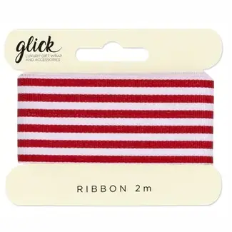 Gift Dressing - Candy Cane - Gros Grain Ribbon - 2m