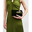 Fable England Sophia Wren Embroidered Occasion Bag in Green Velvet