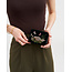 Fable England Hedgehog Embroidered Small Wallet in Forest Green Velvet