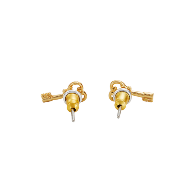 Fable England Key Stud Earrings