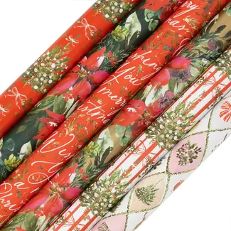 Roll Wrap - 4M - Stephanie Dyment Fir & Floral