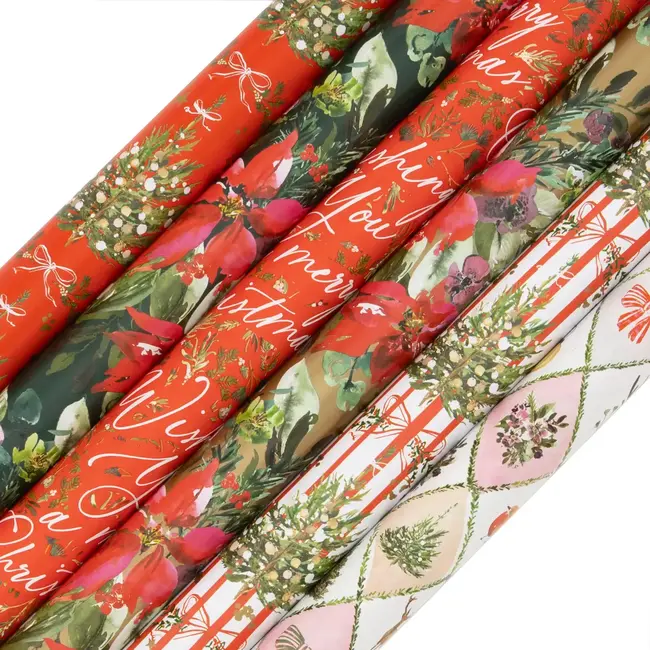 Roll Wrap - 4M - Stephanie Dyment Fir & Floral