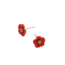 Fable England Red Blossom Stud Earrings