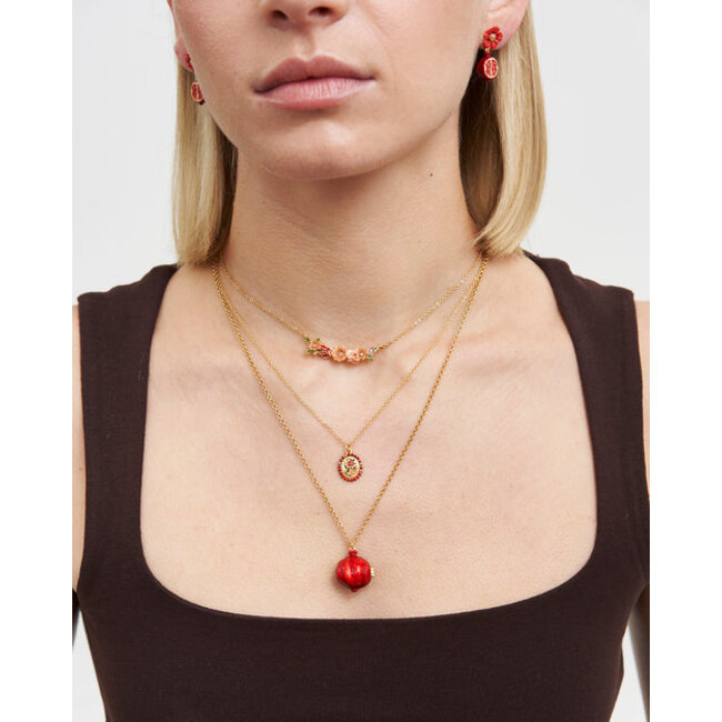 Fable England Pomegranante Locket Necklace
