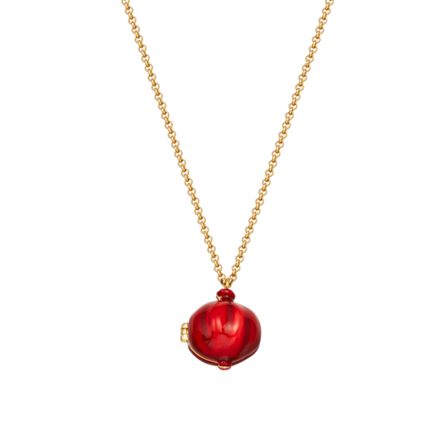 Fable England Pomegranante Locket Necklace