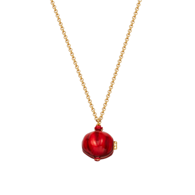 Fable England Pomegranante Locket Necklace