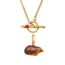 Fable England Ladybird and Hedgehog Toggle Necklace
