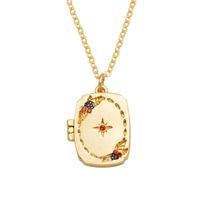 Fable England Orla Hedgerow Locket Necklace