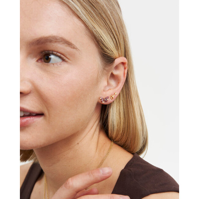 Fable England Eve Butterfly Stud Earrings