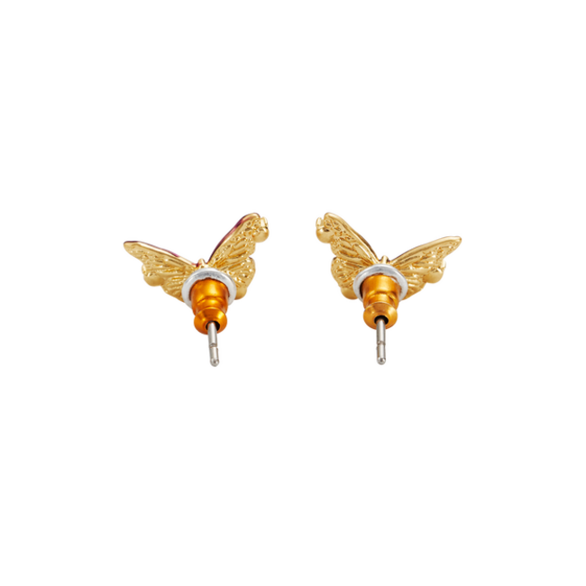 Fable England Eve Butterfly Stud Earrings