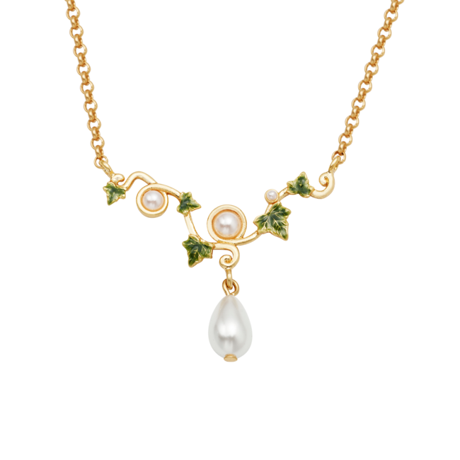 Fable England Ivy Pearl Necklace