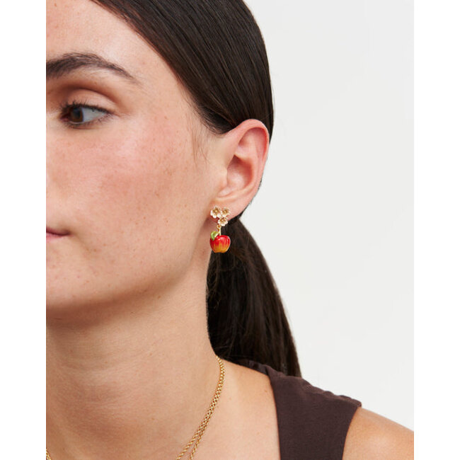 Fable England Apple Blossom Drop Earrings