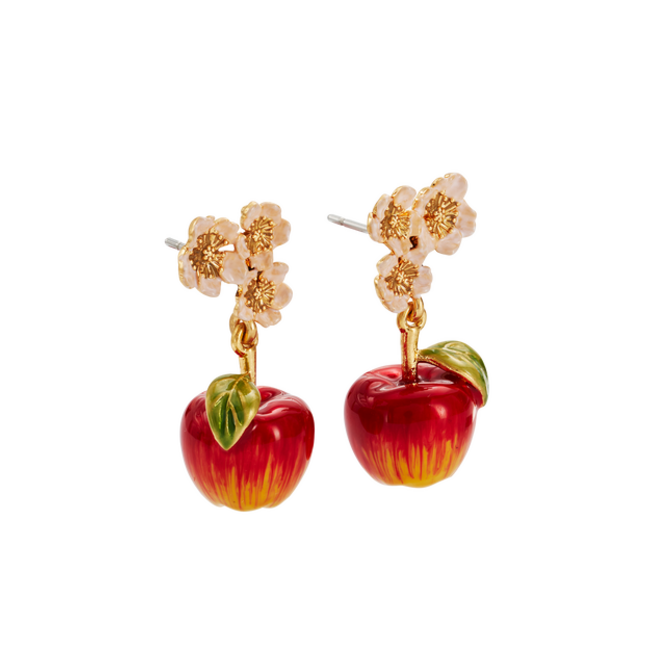 Fable England Apple Blossom Drop Earrings