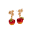 Fable England Apple Blossom Drop Earrings