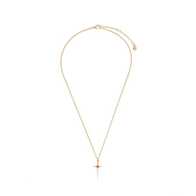 Fable England Rose Dagger Necklace