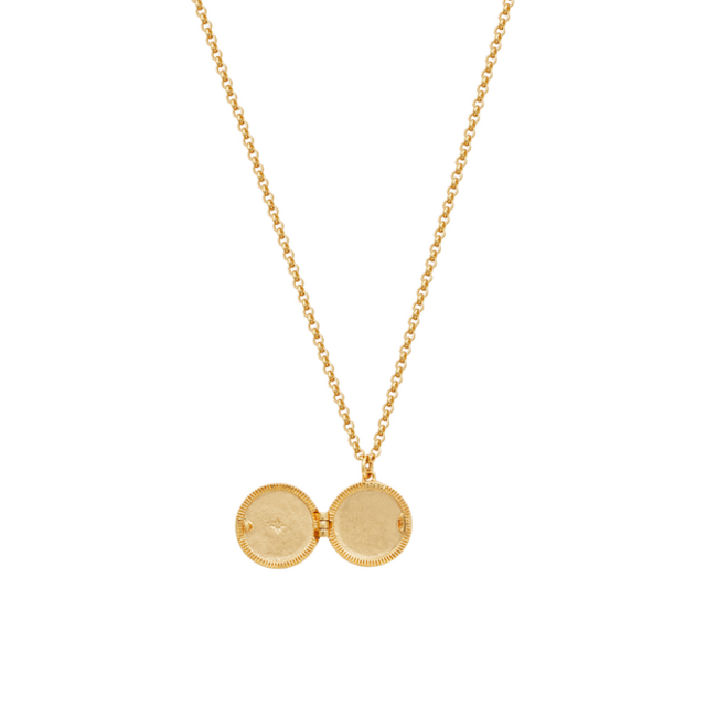 Fable England Sun Locket Necklace