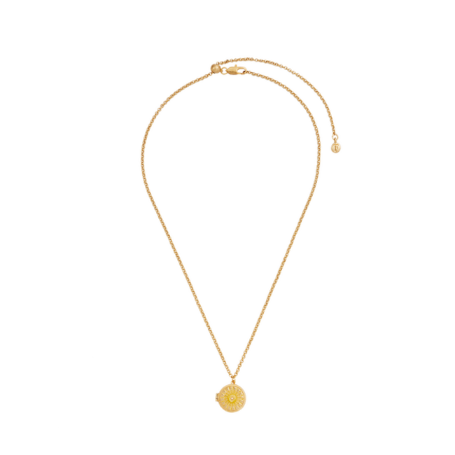 Fable England Sun Locket Necklace
