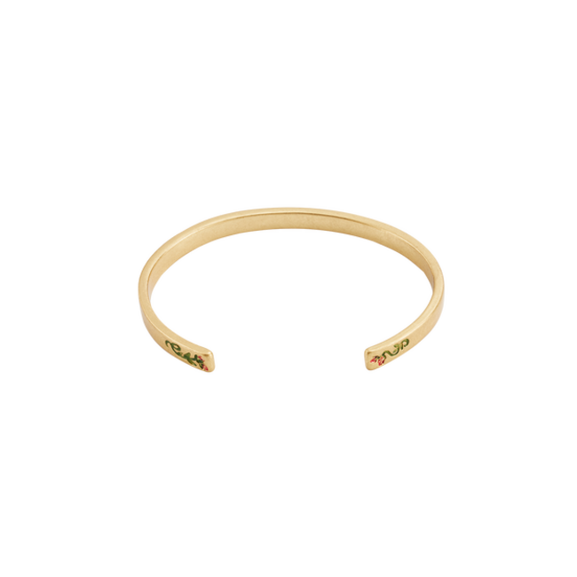 Fable England English Rose Gold Bangle