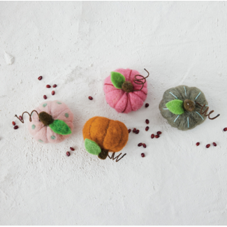 Handmade Wool Felt Pumpkin
