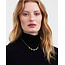 Fable England Oak Leaf Gold Choker Necklace