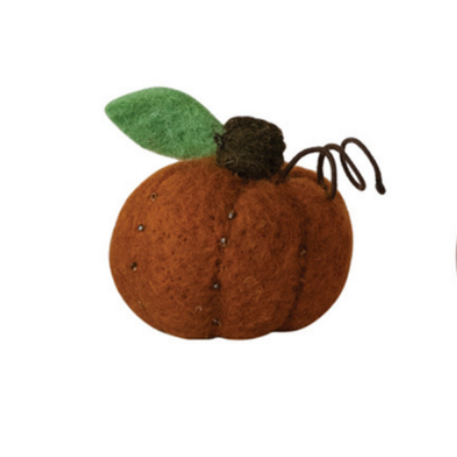 Handmade Wool Felt Pumpkin