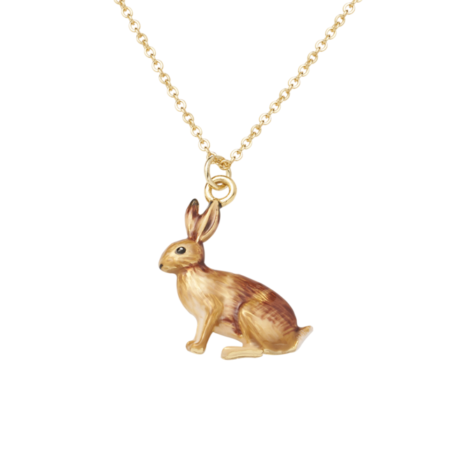 Fable England Rabbit Short Necklace