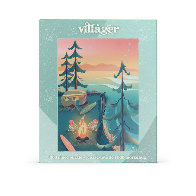 Villager Puzzle Coastal Camping - 1000 Piece Puzzle