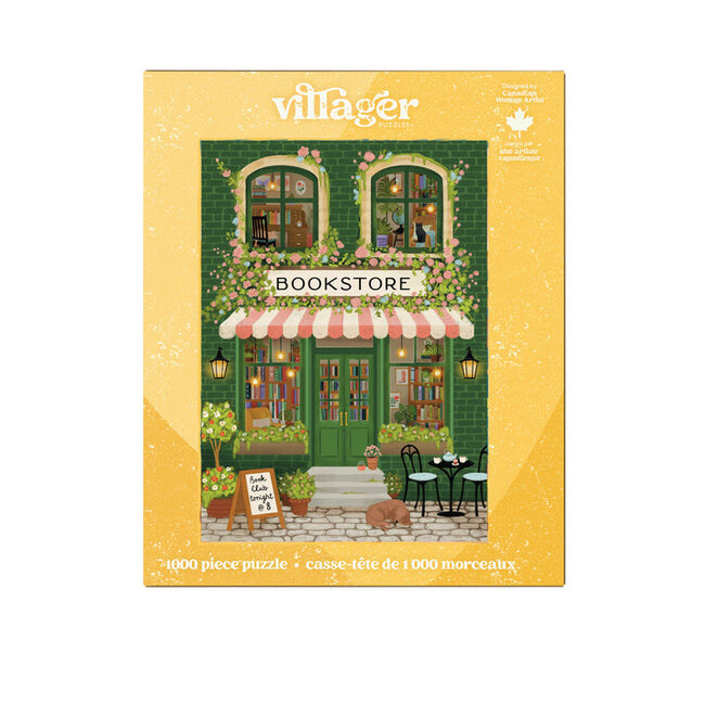 Villager Puzzle Emerald Bookstore - 1000 Piece Puzzle