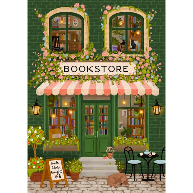Villager Puzzle Emerald Bookstore - 1000 Piece Puzzle