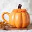 Autumn and Fall Pumpkin Shaped Mug and Socks Set