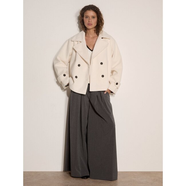 Apricot Tailored Short Trench Jacket