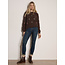 Apricot Embroidered Flowers Pointelle Jumper (More Colours)