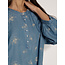 Apricot Floral Embroidered Blouse