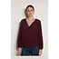 Apricot Painterly Sarasa Ruffle Blouse